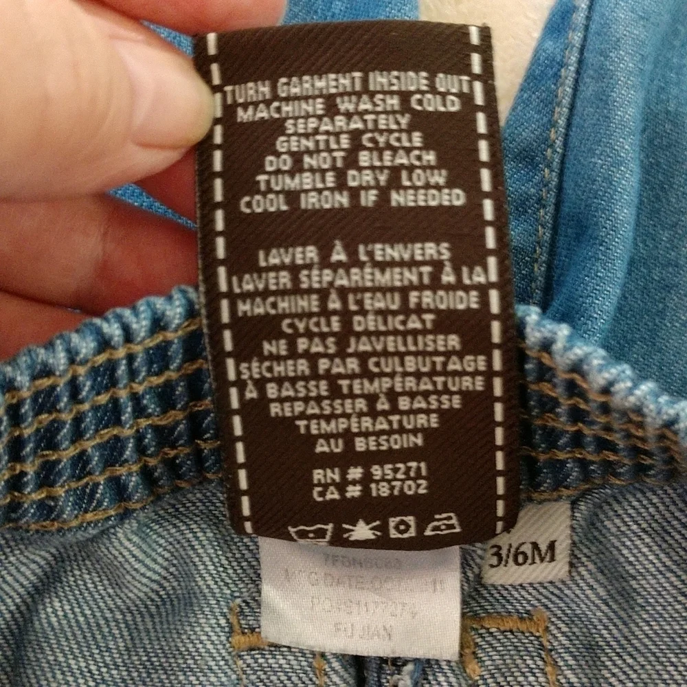 7 for all mankind jeans.  Sz 3-6 months
